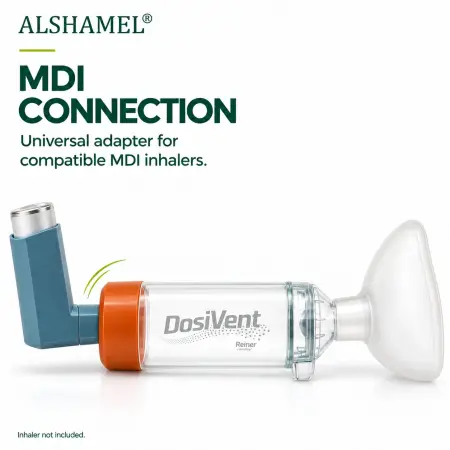DOSIVENT Neonatal Valved Holding Chamber with Mask