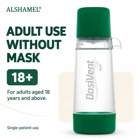 DosiVent Valved Holding Chamber Without Mask for Adults