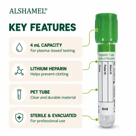 4.0 mL Lithium Heparin Tube