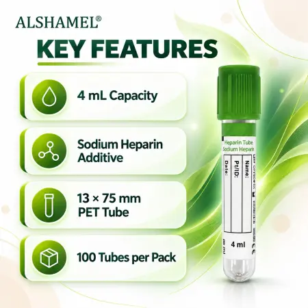4.0 mL Sodium Heparin Tube