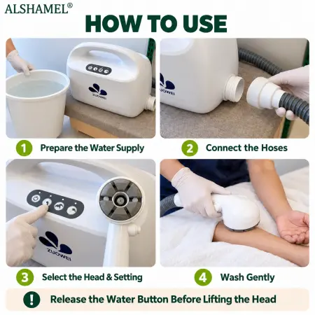 Portable Bed Shower Machine