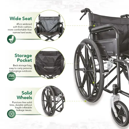 Smart Saver Basic Manual Wheelchair