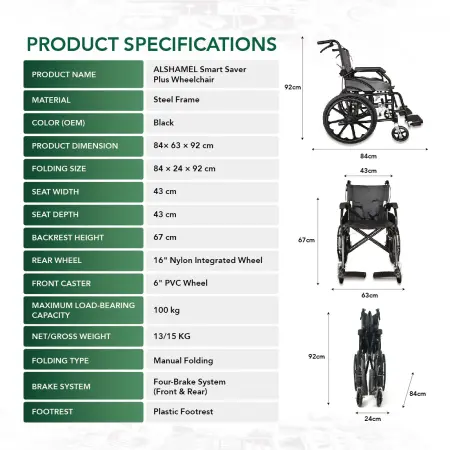 Smart Saver Plus Wheelchair