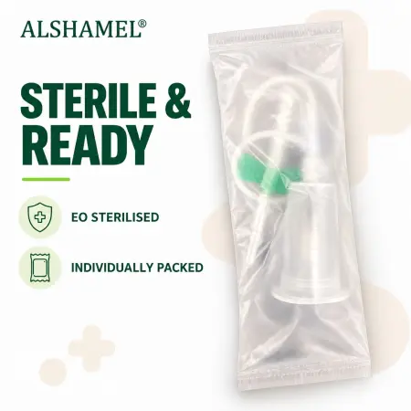 21G Butterfly Needle Blood Collection Set with Safety and Pre-Attached Holder